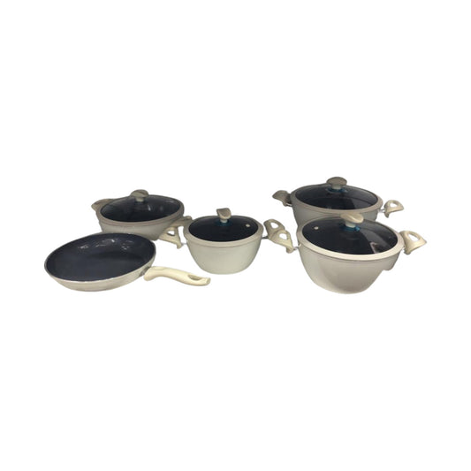 Falez Cookware Set Pro-Cera Beige 9 pcs