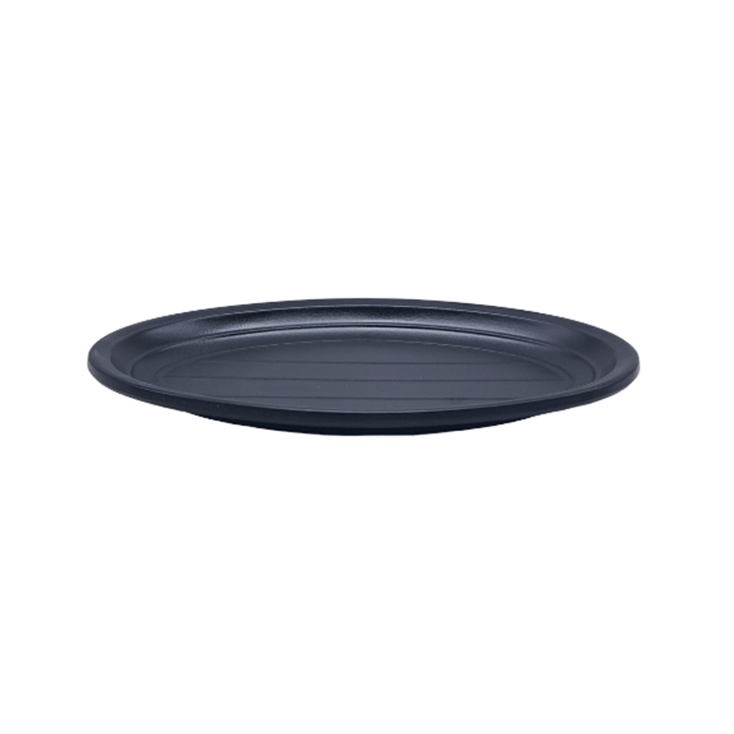 LJP2088/9" OVAL PLATE BLK
