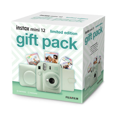 INSTAX MINI 12 CAMERA - GREEN+(Mini Film 1Pk+Bag+Album)