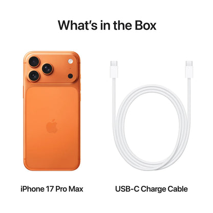 iPhone 17 Pro Max 512GB (eSim) - Cosmic Orange