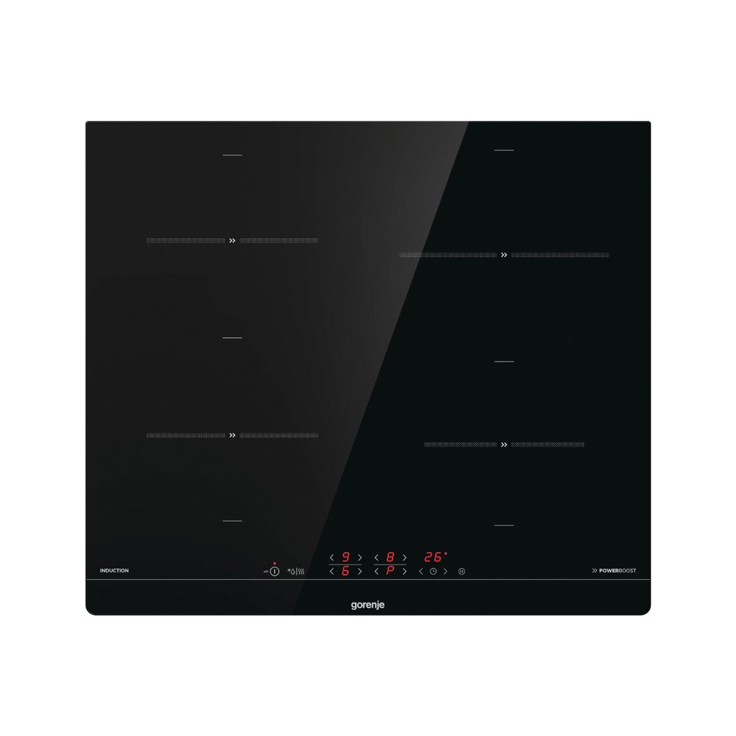 GORENJE Hob 60 Cm 4 Electric Burners Induction Black (BU) GORENJE
