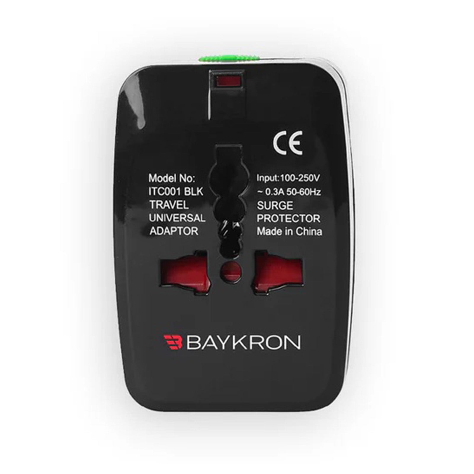 BAYKRON ITC001 Adapter Universal Travel BLACK