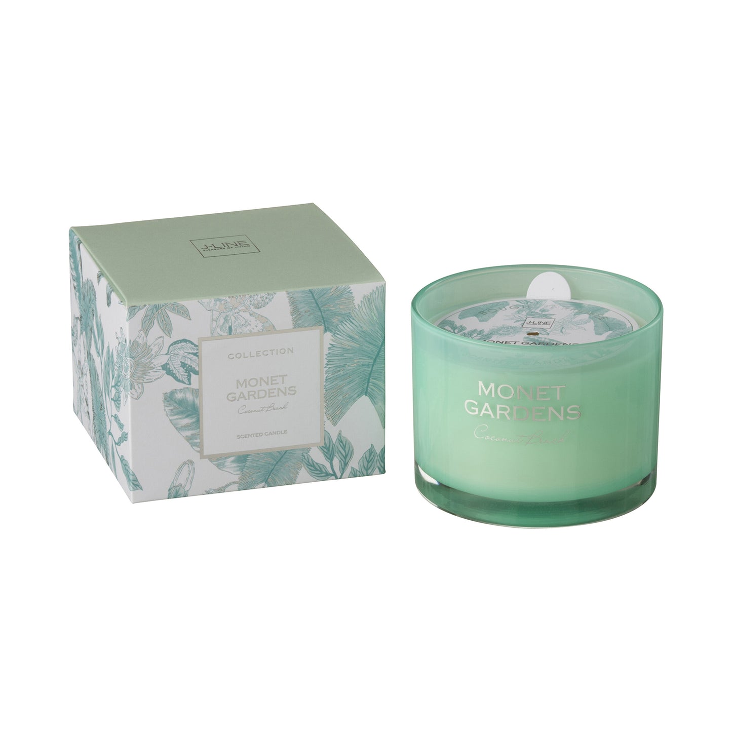 CANDLE BY MONET AQUA S 35H (10X10X7.5CM