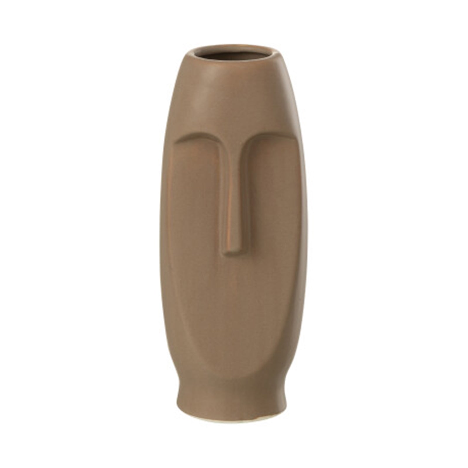 FACE VASE TERRACOTTA MARR S (9.5x9x24cm)