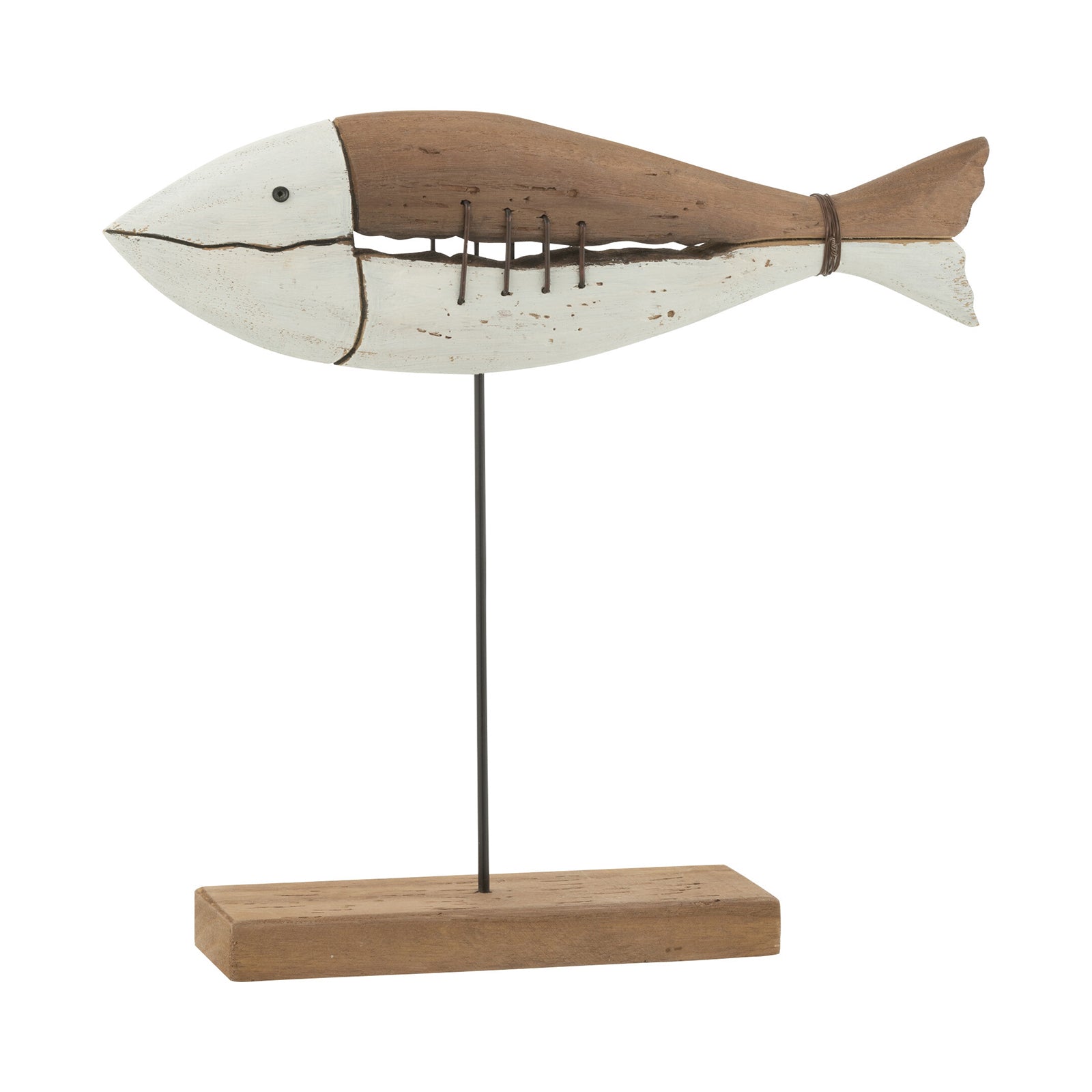 FISH S/P PTS WOOD SUTURE L (37x7.5x35cm)