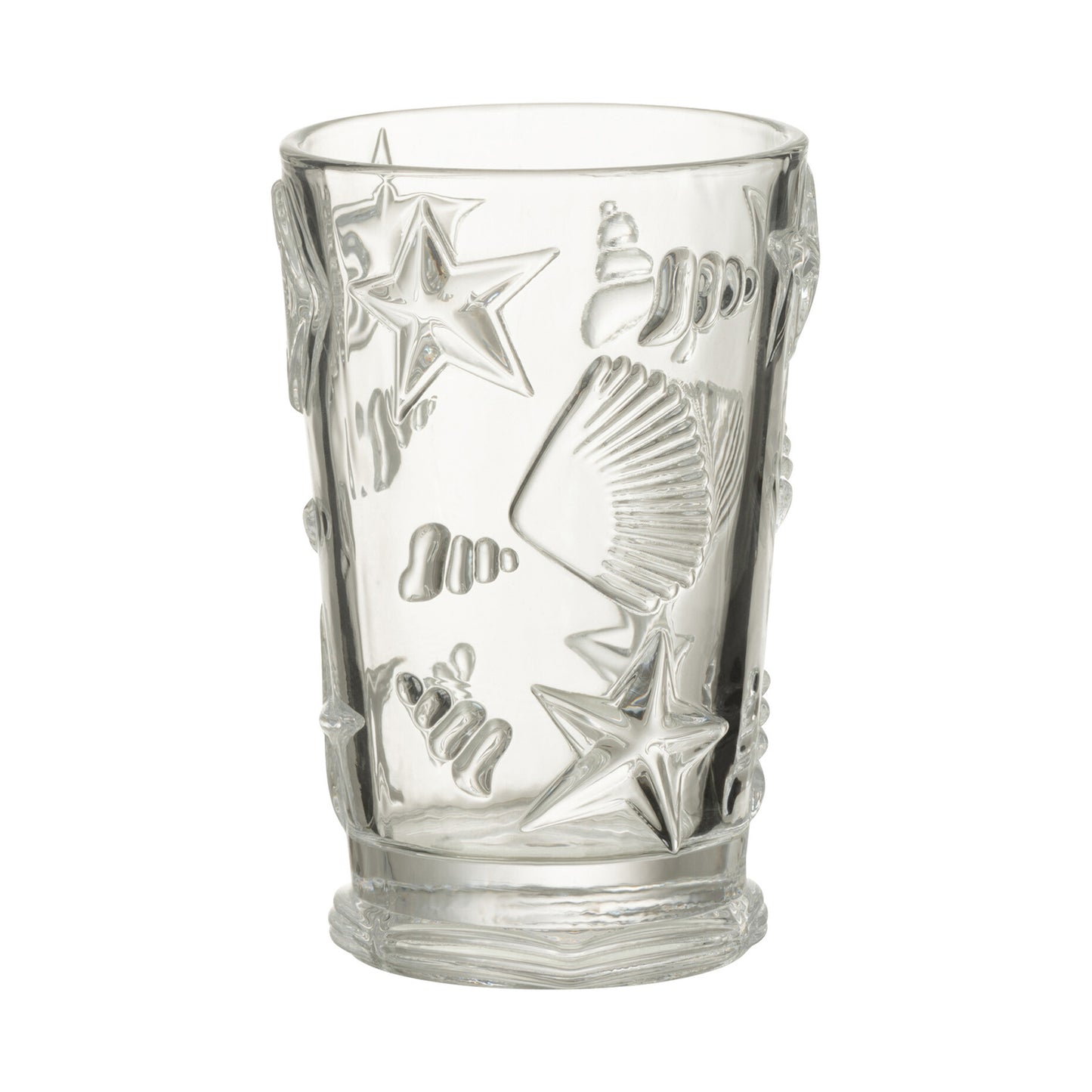 TRANSP GLASS SEA WATER GLASS (8x8x12.5cm)