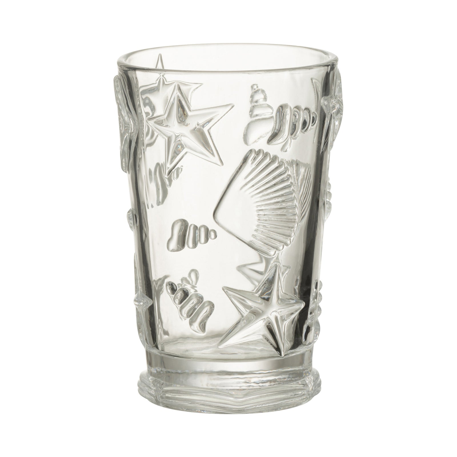 TRANSP GLASS SEA WATER GLASS (8x8x12.5cm)