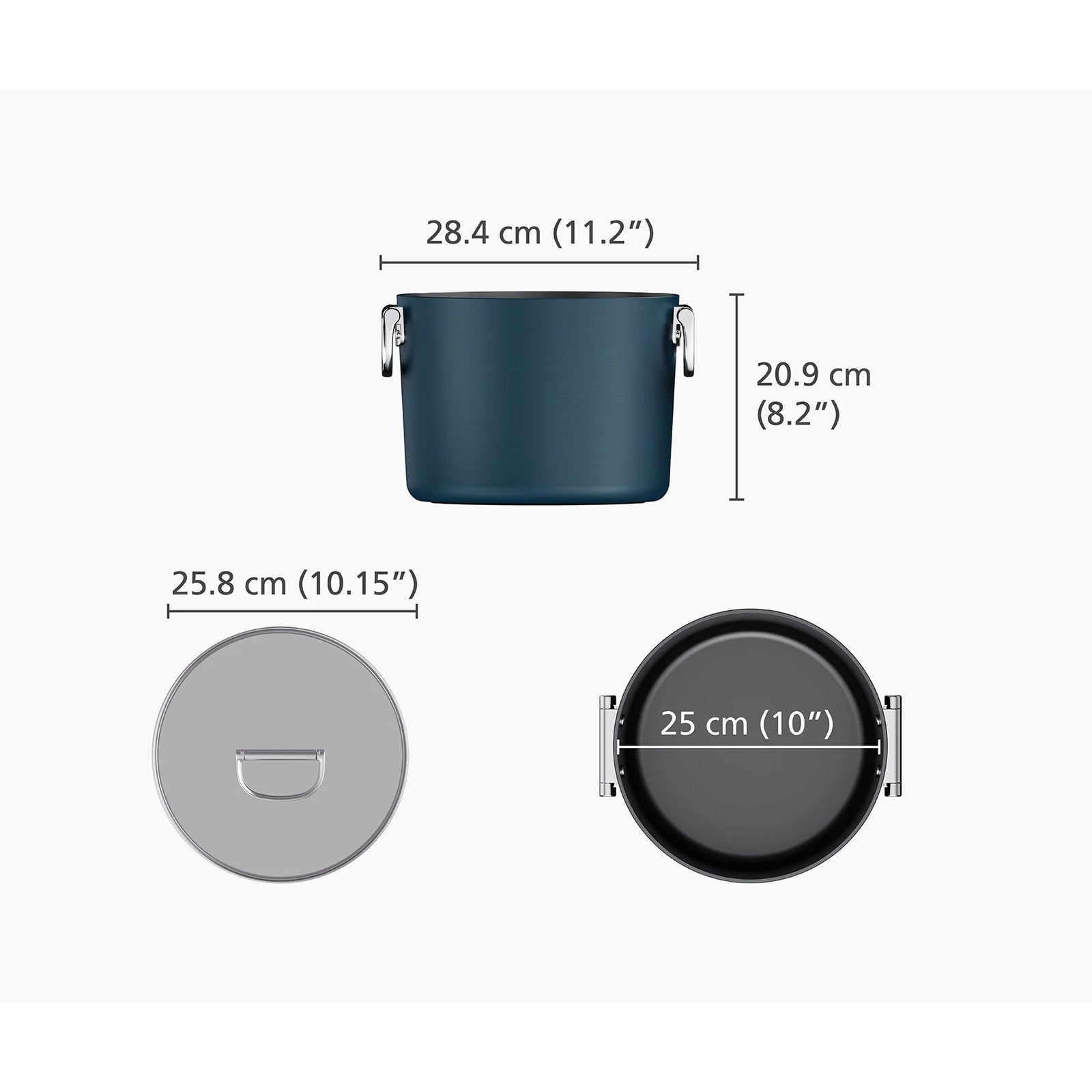 Space 25cm pot &lid