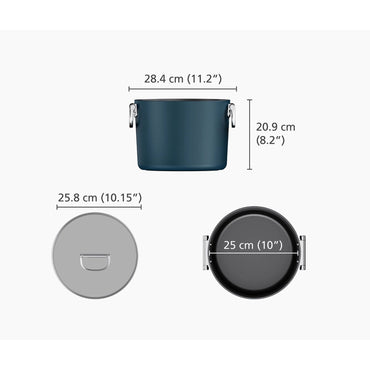 Space 25cm pot &lid JOSEPH