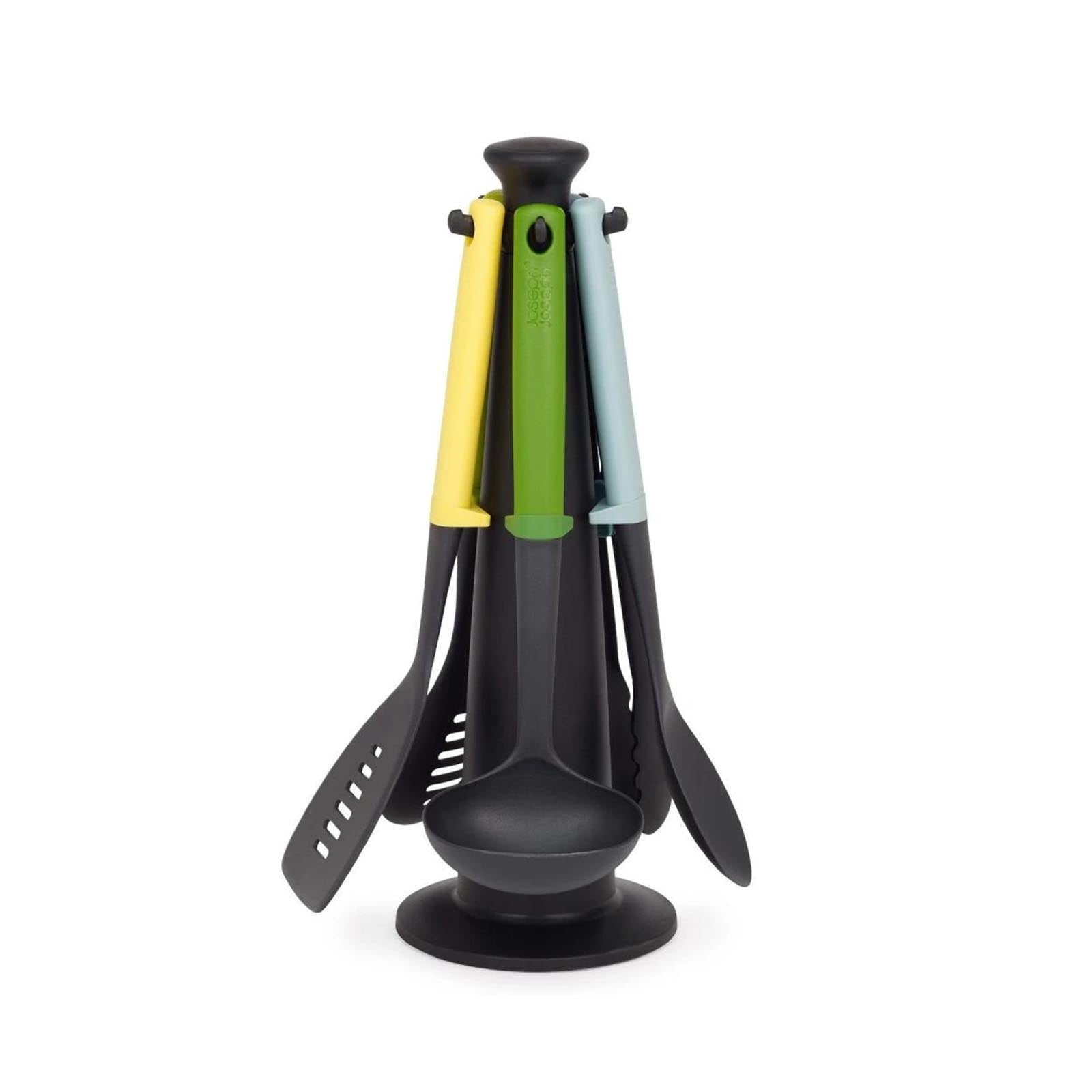 Duo 5-Piece Utensil Set with Storage Stand
