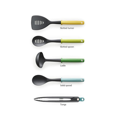 Duo 5-Piece Utensil Set with Storage Stand