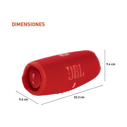 JBL CHARGE 5 PORTABLE BLUETOOTH SPEAKER RED