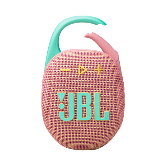 JBL CLIPl 5 PORTABLE SPEAKER BLUETOOTH , WATERPROOF - PINK