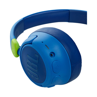 JBL WIRELESS NOISE CANCELLING KIDS OVER-EAR HEADPHONES -BLUE