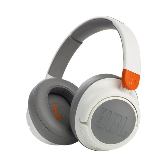 JBL WIRELESS NOISE CANCELLING KIDS OVER-EAR HEADPHONES-WHITE