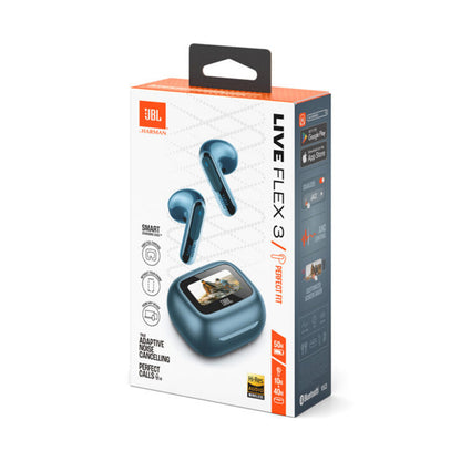 JBL Live Flex 3 True wireless noise-cancelling - Blue