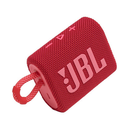 JBL Go 3 Portable Speaker with Bluetooth, Waterproof - RED