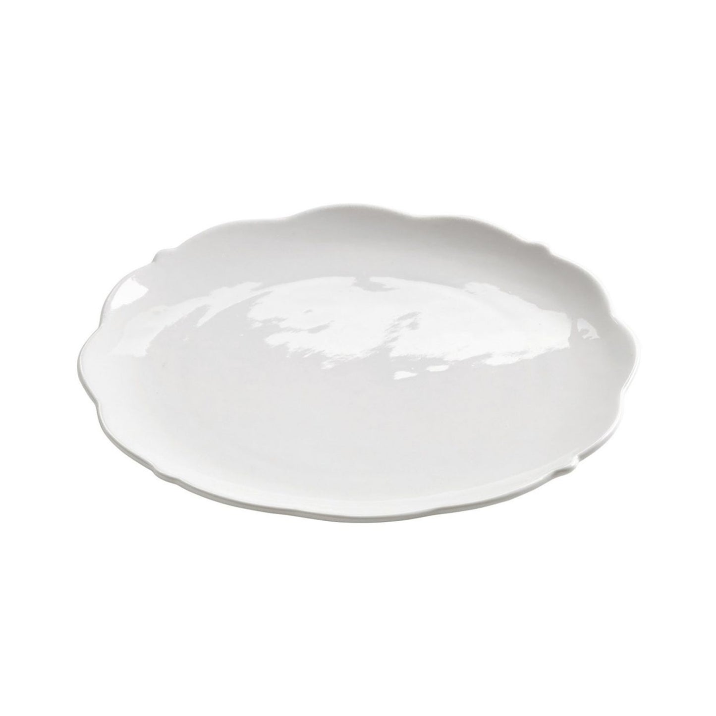 MW WHITE BASICS WHITE ROSE SIDE PLATE 15CM MAXWELL WILLIAMS