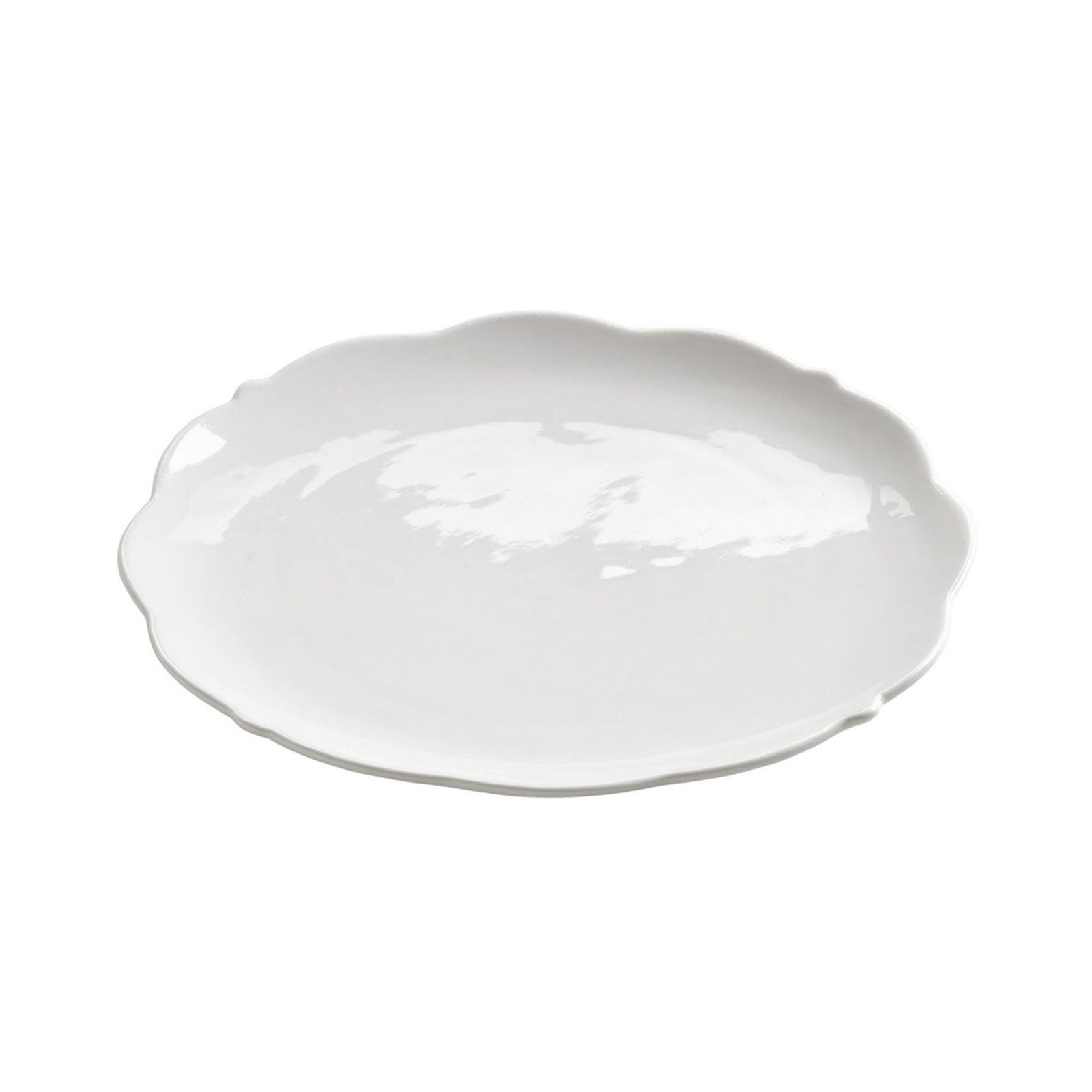 MW WHITE BASICS WHITE ROSE SIDE PLATE 15CM MAXWELL WILLIAMS