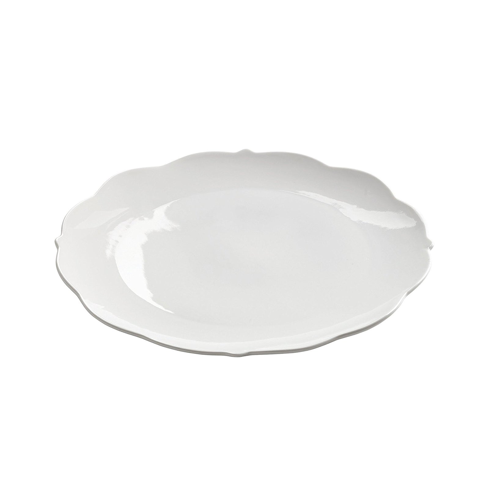 MW WHITE BASICS WHITE ROSE DINNER PLATE 26.5CM MAXWELL WILLIAMS