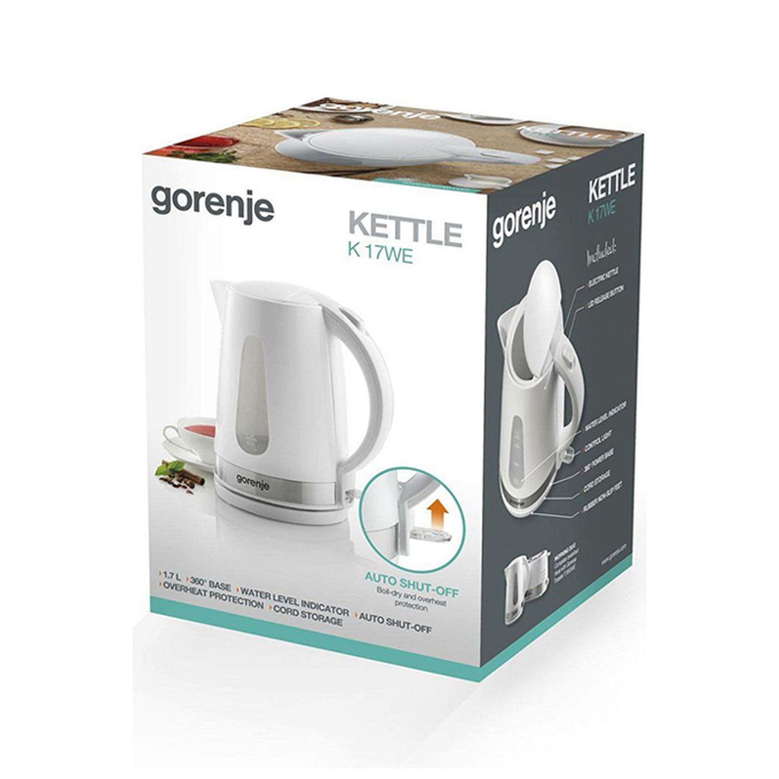 Gorenje Kettle 1.7L 2200w White