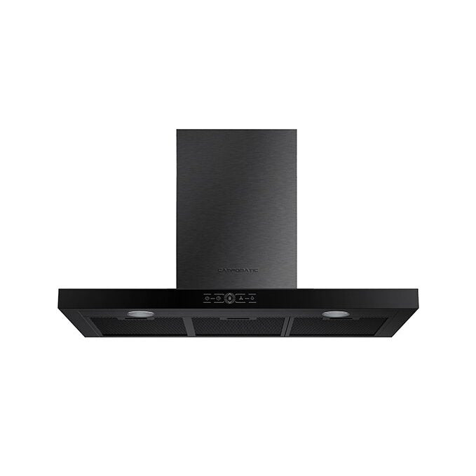 CAMPOMATIC Wall Mounted Hood 90 Cm 1000M3/H Black