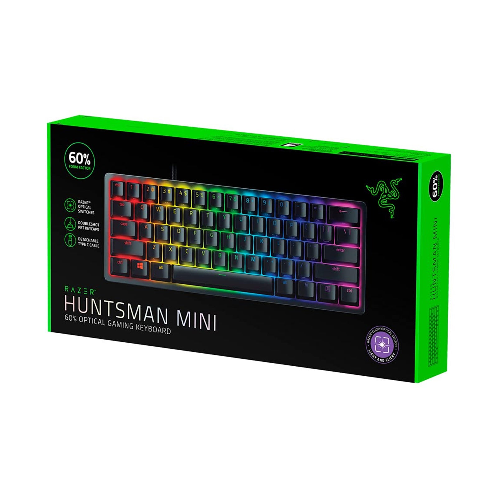 Razer Huntsman Mini - Linear Optical Switch - US - Black
