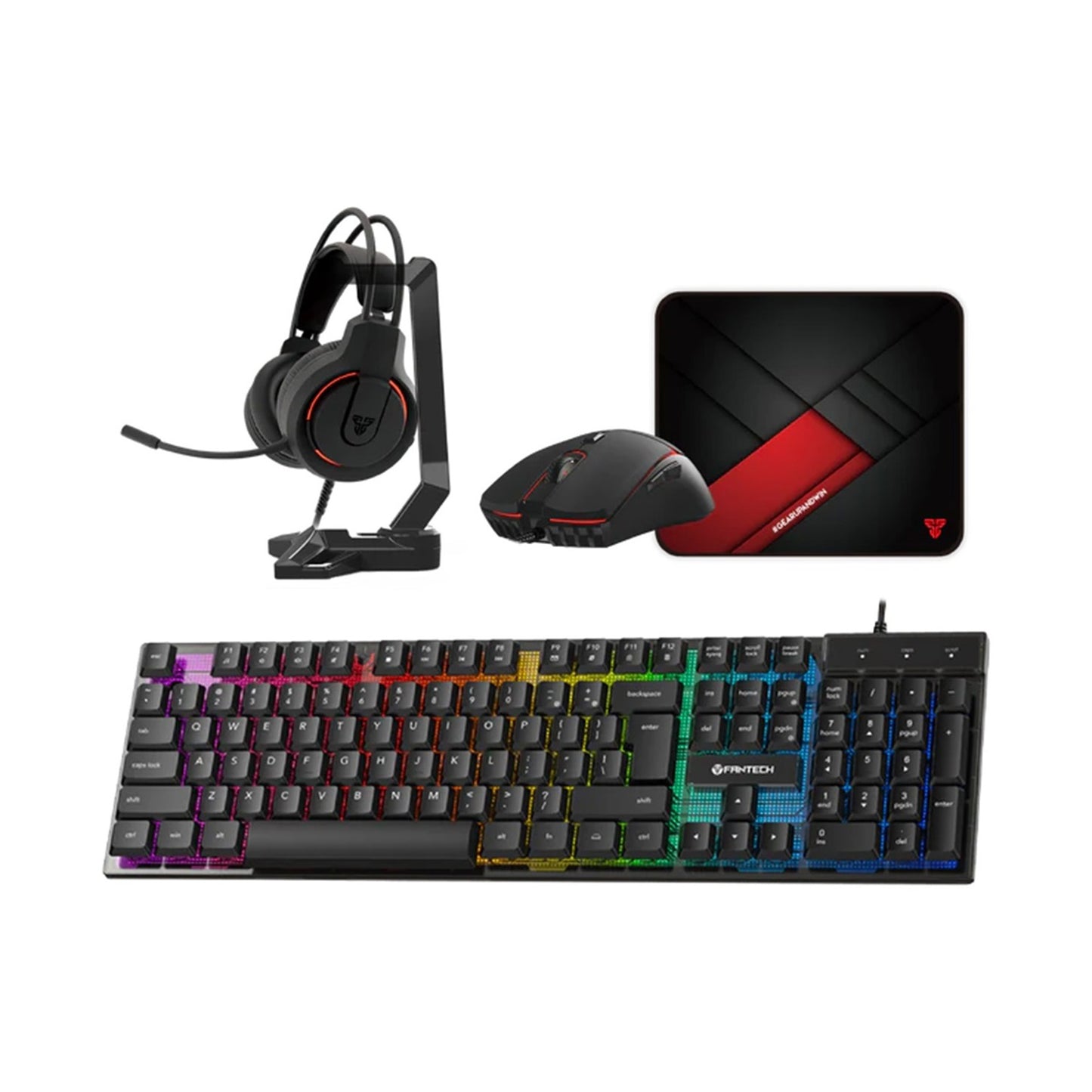 Fantech P51 Gaming Set 5in1 The Essential Game Bundle Black FANTECH