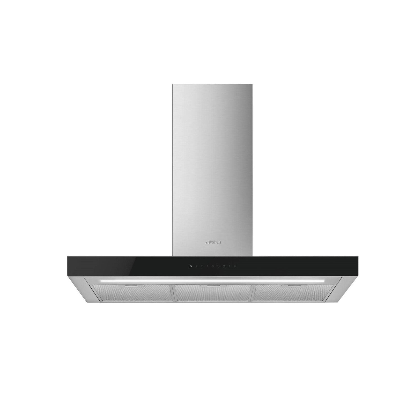 SMEG Wall Mounted Hood 90 cm Tshape 705 m3/h Stainless Steel