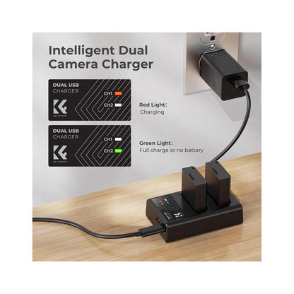 K&F LP-E10 Dual Battery Charger K&F