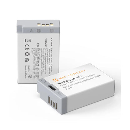 K&F LP-E17 Battery with USB C Fast Charging K&F