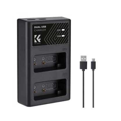 K&F LP-E17 Dual Battery Charger K&F