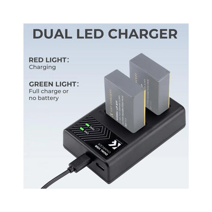 K&F LP-E17 Dual Battery Charger K&F