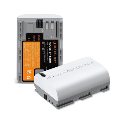 K&F LP-E6NH Battery with Type-C Fast Charging K&F