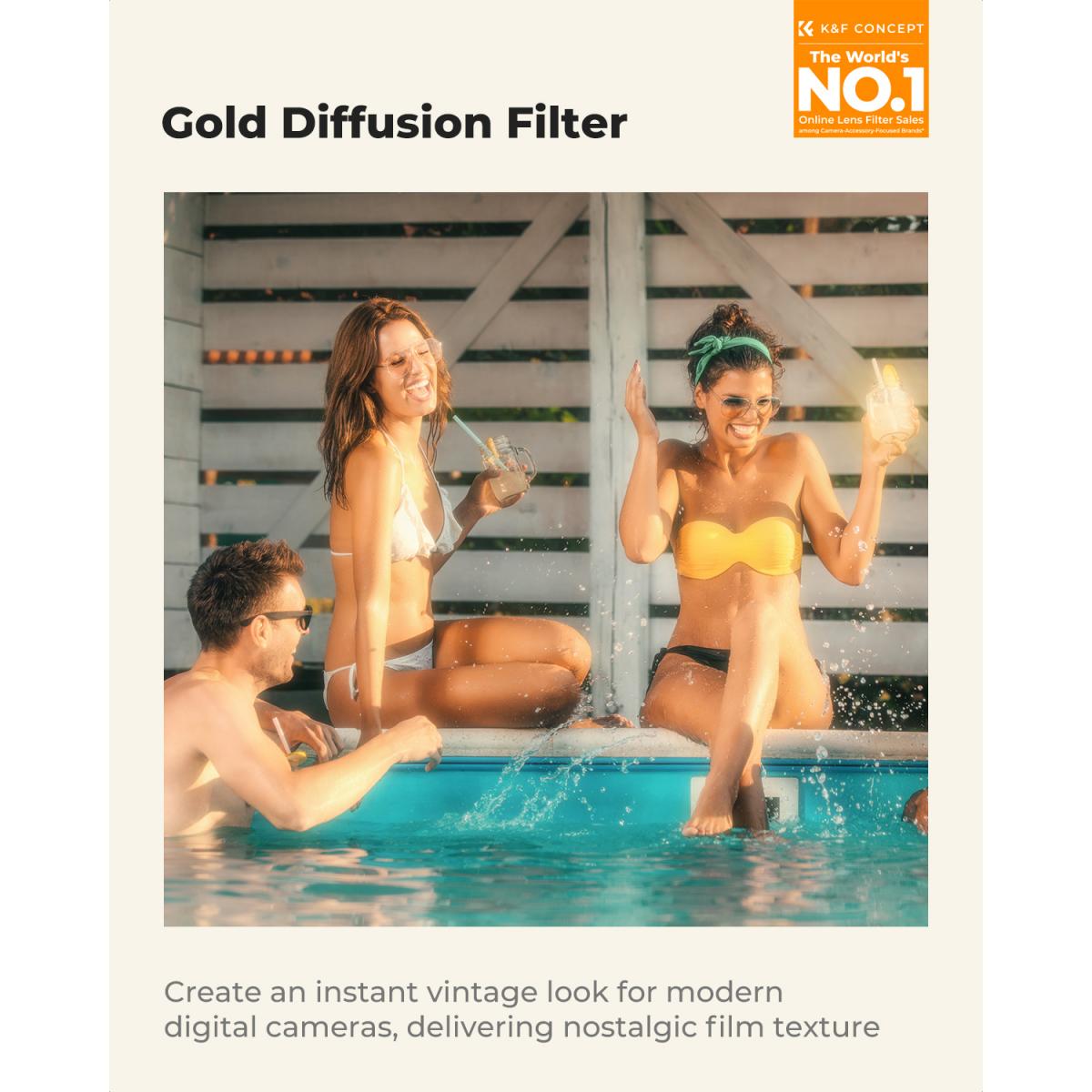 K&F Nano-X Series Gold Diffusion 82mm