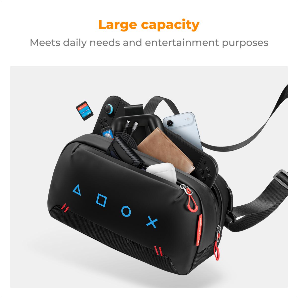 K&F 4L Game Console Sling Bag