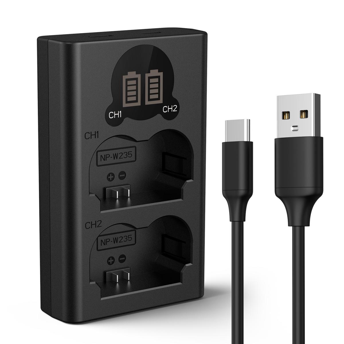K&F NP-W235 Battery Charger for Fujifilm