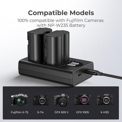 K&F NP-W235 Battery Charger for Fujifilm