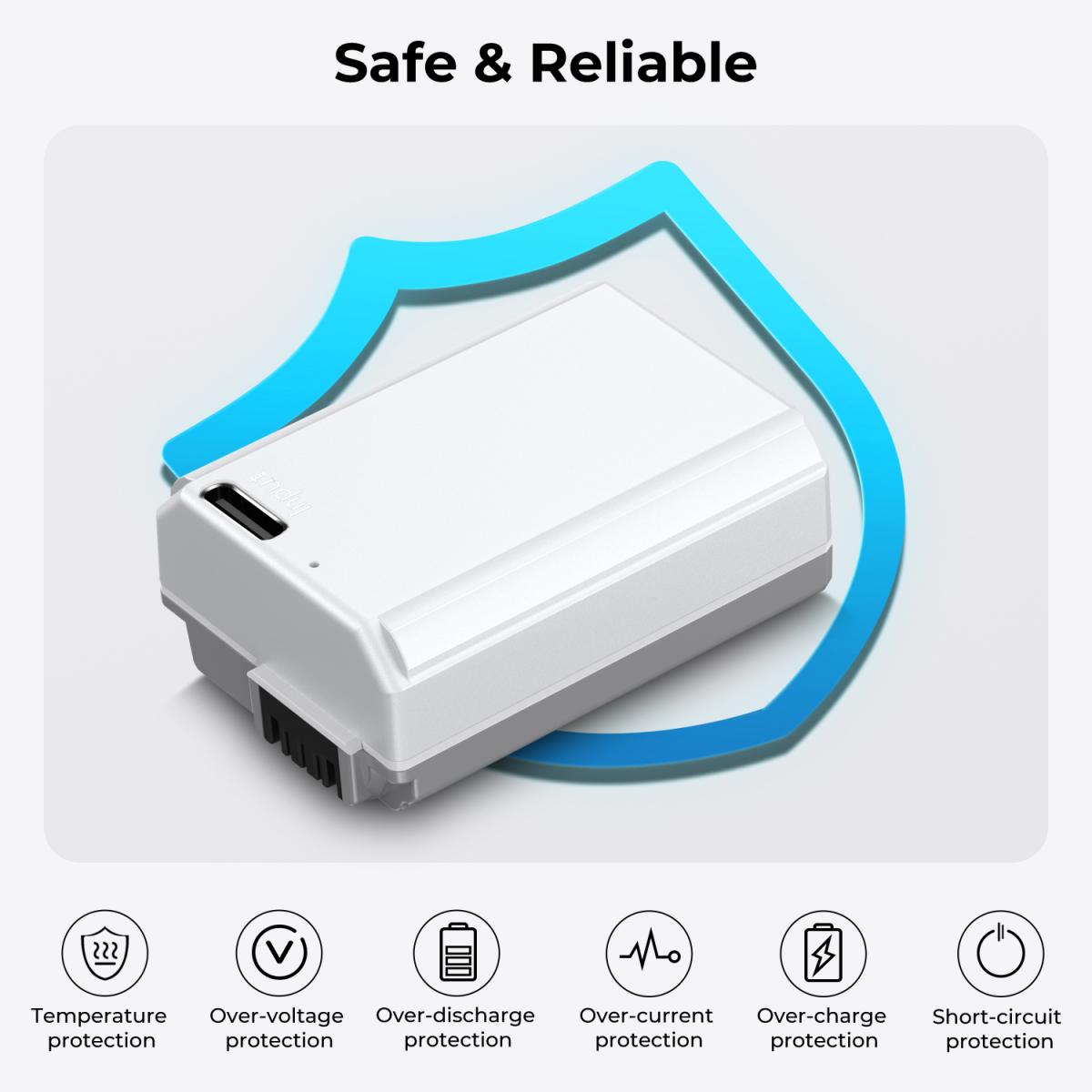 K&F NP-FW50 Battery with USB C Fast Charging