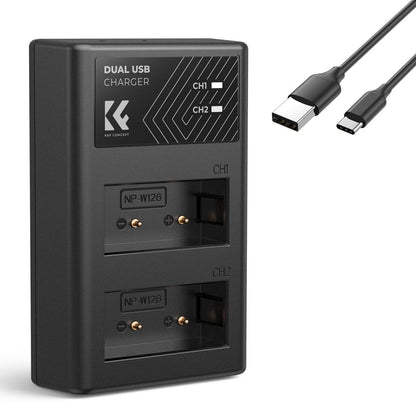 K&F NP-W126S Dual Battery Charger