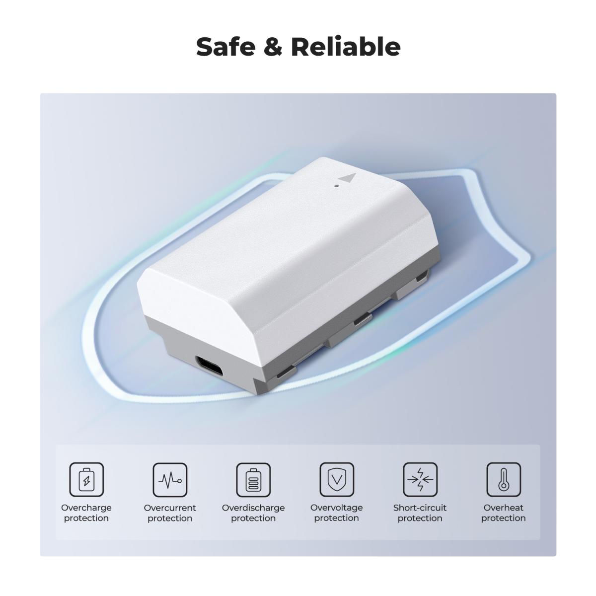 K&F NP-FZ100 Battery with Type-C Fast Charging