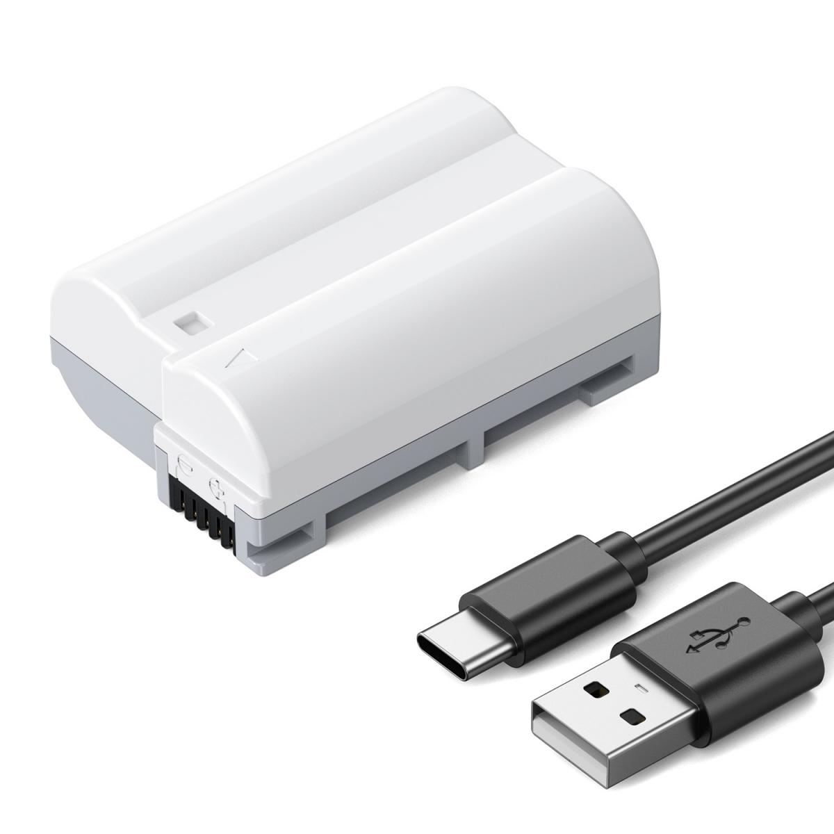 K&F EN-EL15 Battery with Type-C Fast Charging