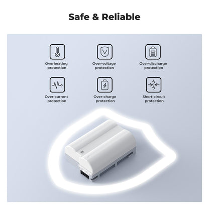 K&F EN-EL15 Battery with Type-C Fast Charging
