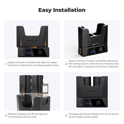 K&F NP-FZ100 Dual Charger