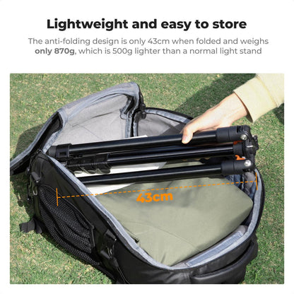 K&F Foldable Light Stands 2.0m