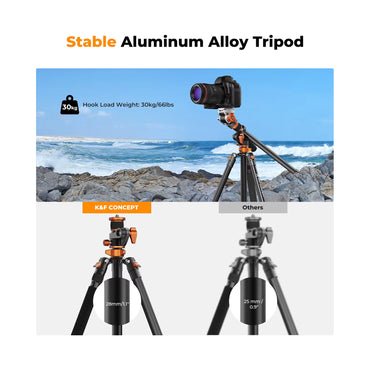 K&F Video Tripod with FH-03 Fluid Head
