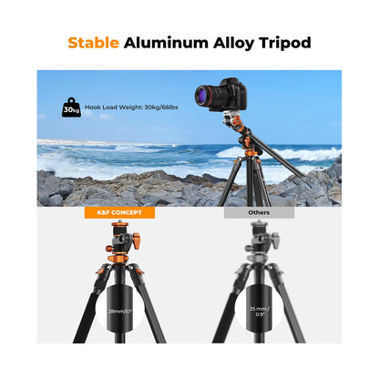 K&F Video Tripod with FH-03 Fluid Head