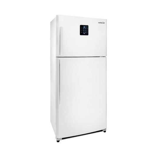 SUPER CHEF Refrigerator Top Mount 24CF No Frost White