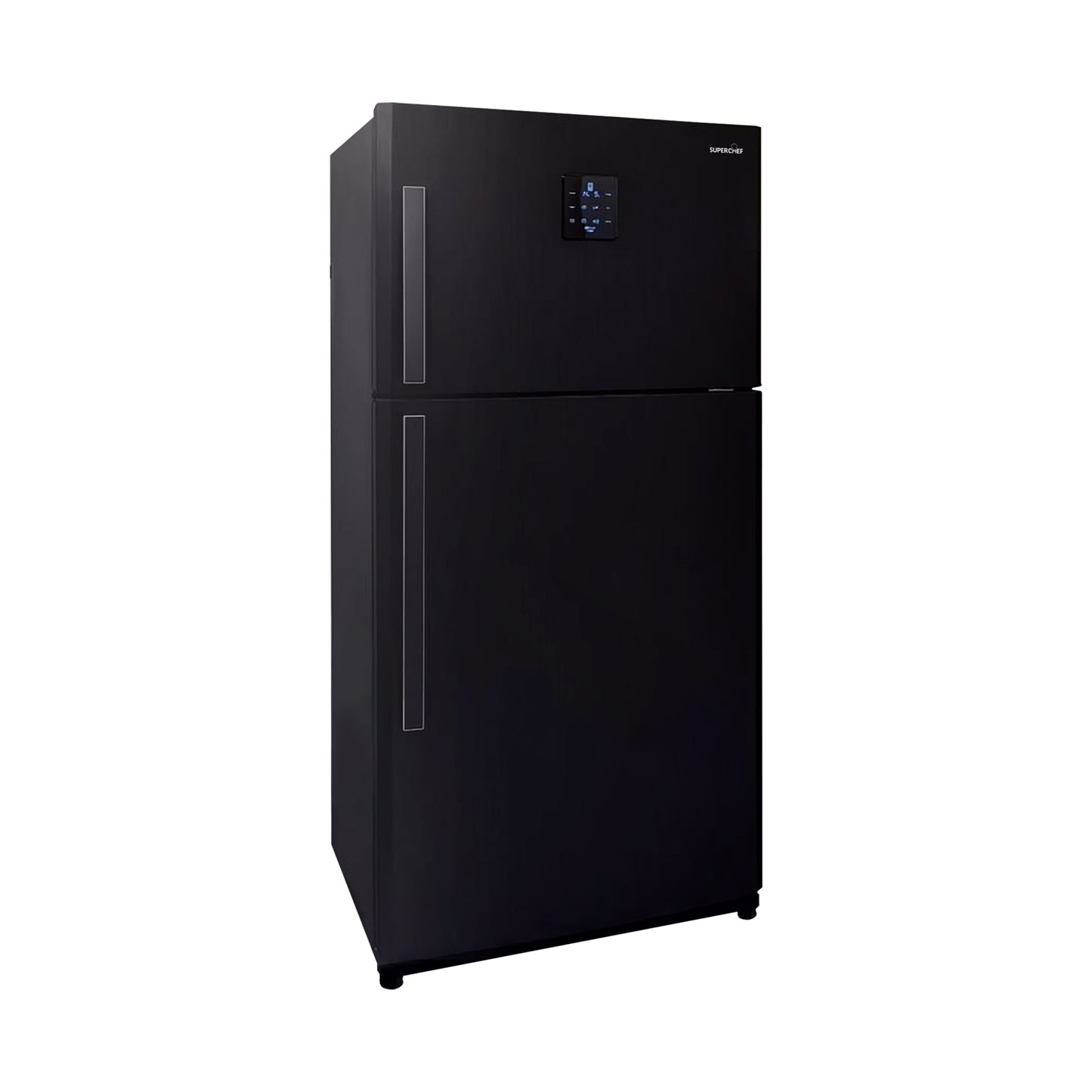 SUPER CHEF Refrigerator Top Mount 31CF No Frost Black