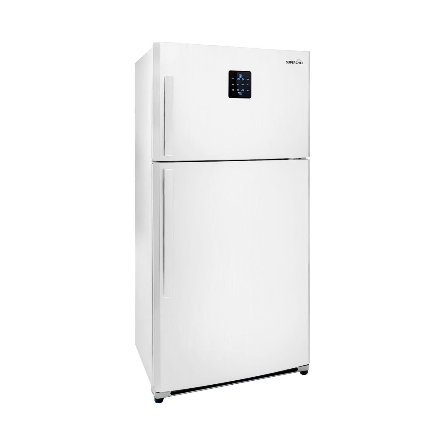 SUPER CHEF Refrigerator Top Mount 31CF No Frost White